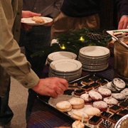 Dessert time! Quite an assortment of delectable offerings